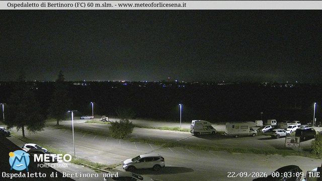 time-lapse frame, Ospedaletto di Bertinoro webcam