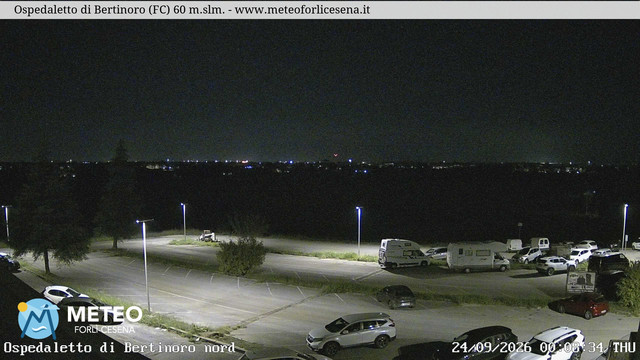 time-lapse frame, Ospedaletto di Bertinoro webcam