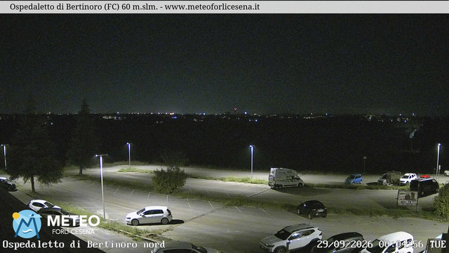 time-lapse frame, Ospedaletto di Bertinoro webcam