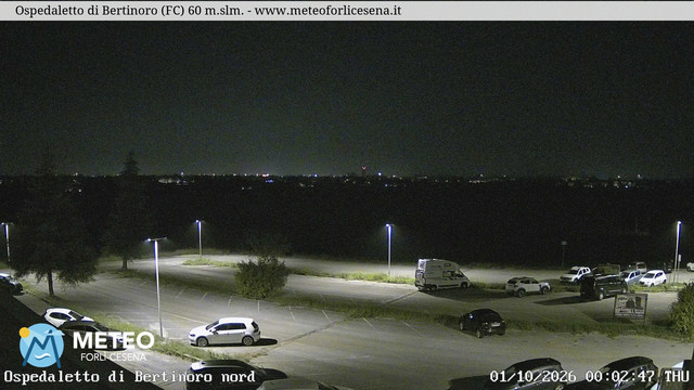 time-lapse frame, Ospedaletto di Bertinoro webcam