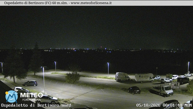 time-lapse frame, Ospedaletto di Bertinoro webcam