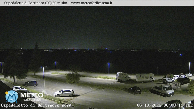 time-lapse frame, Ospedaletto di Bertinoro webcam