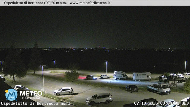 time-lapse frame, Ospedaletto di Bertinoro webcam