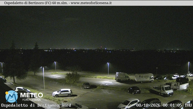 time-lapse frame, Ospedaletto di Bertinoro webcam