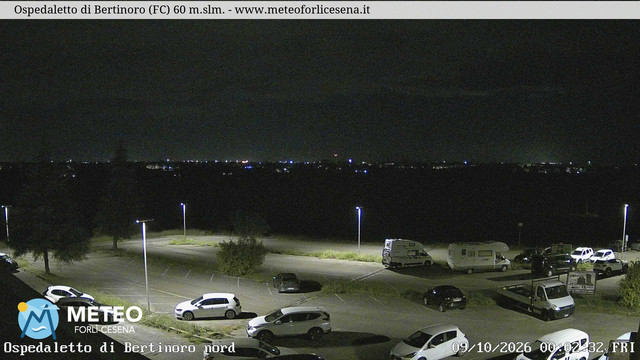 time-lapse frame, Ospedaletto di Bertinoro webcam