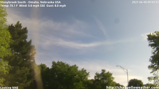 time-lapse frame, Stoneybrook South webcam