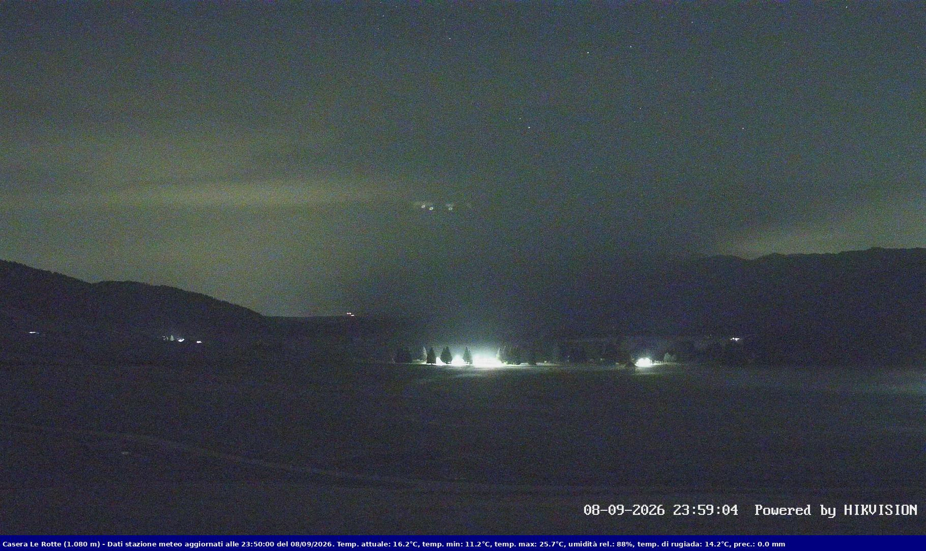 time-lapse frame, Pian Cansiglio - Casera Le Rotte webcam