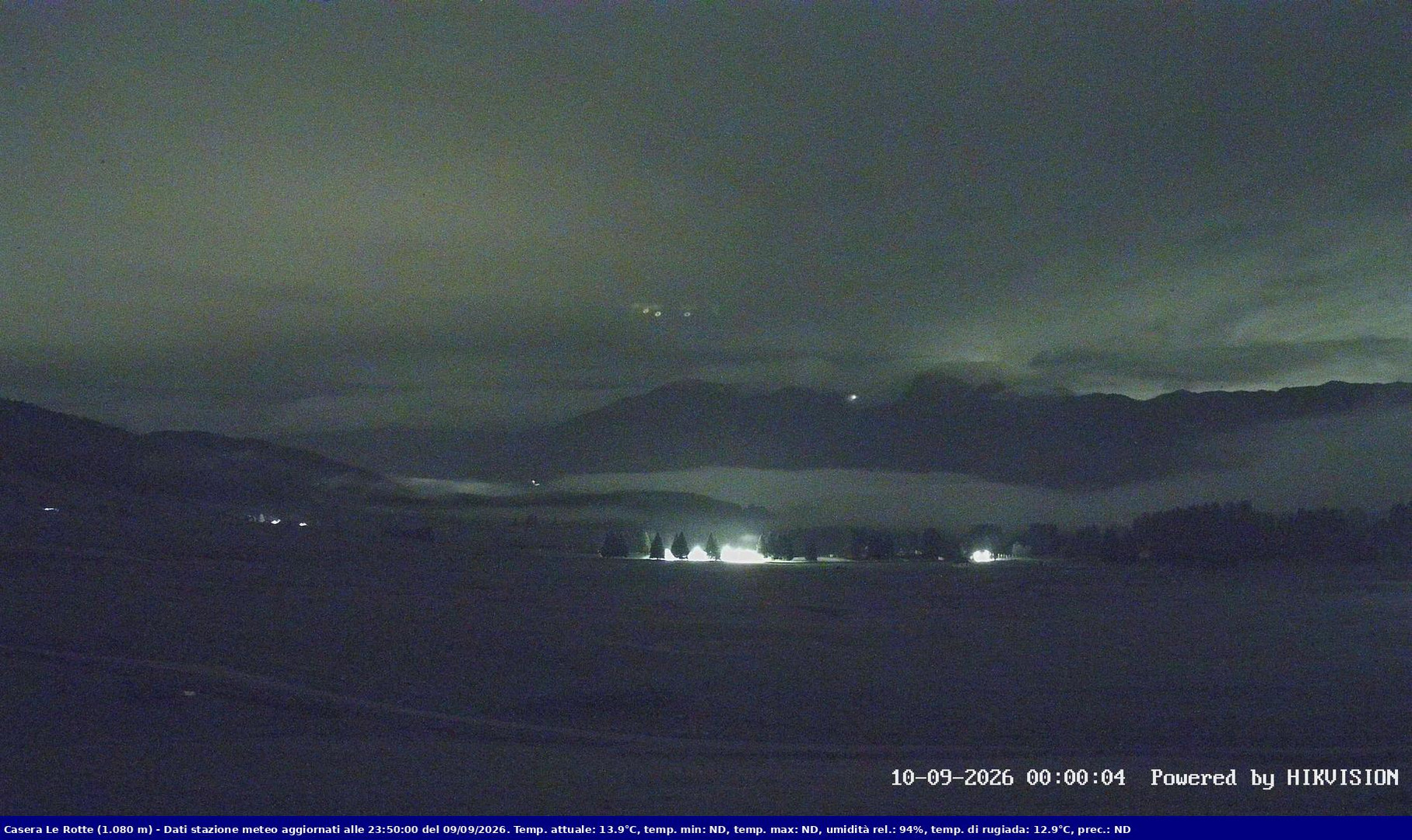 time-lapse frame, Pian Cansiglio - Casera Le Rotte webcam