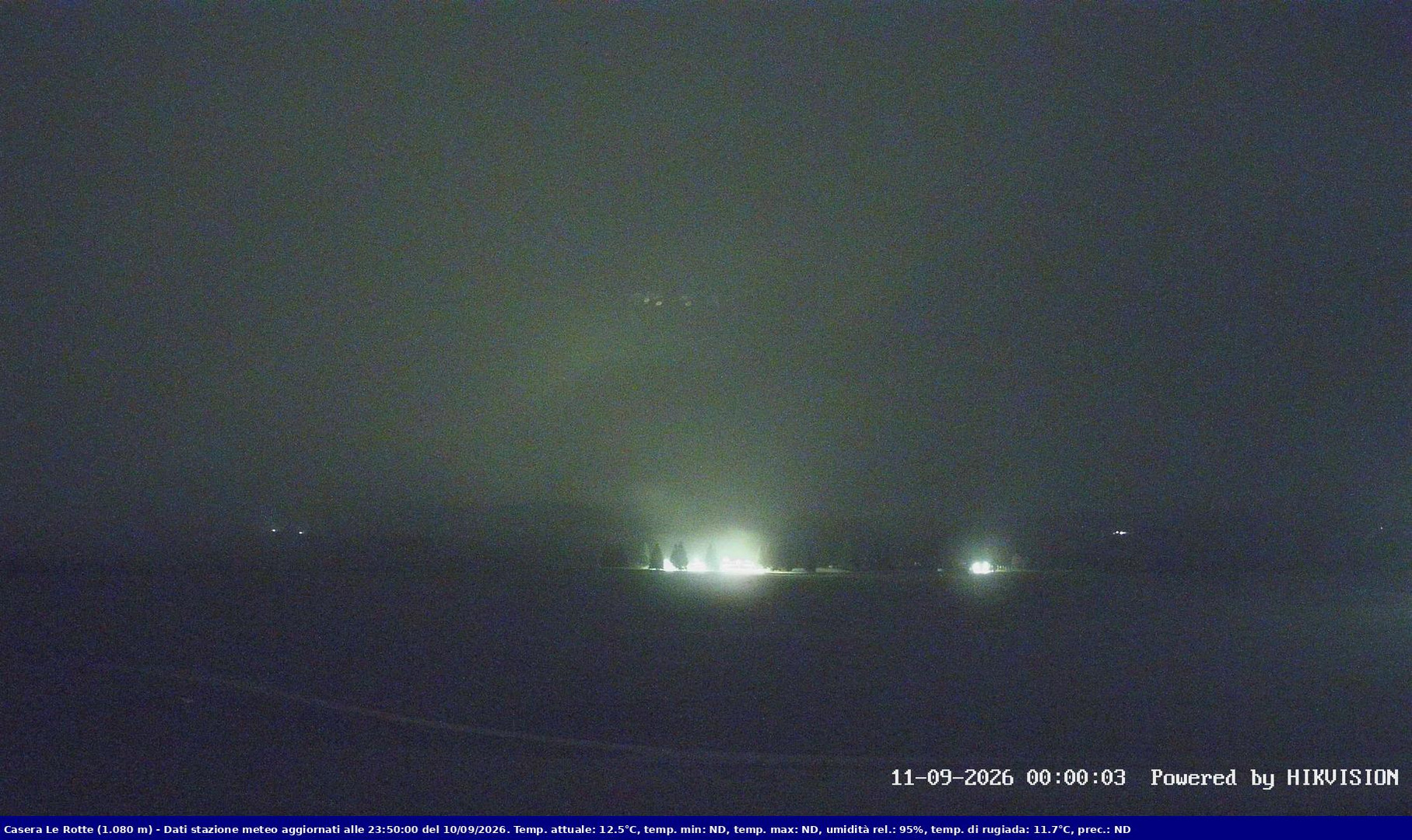 time-lapse frame, Pian Cansiglio - Casera Le Rotte webcam