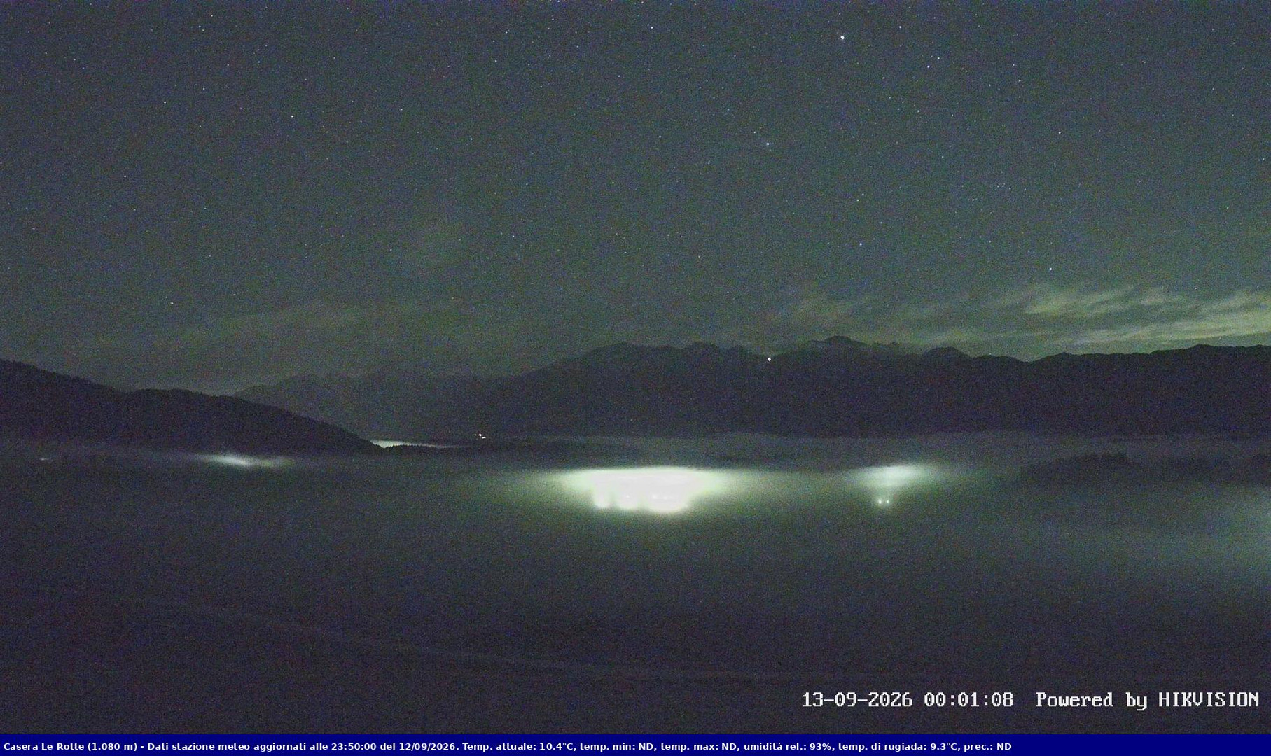 time-lapse frame, Pian Cansiglio - Casera Le Rotte webcam