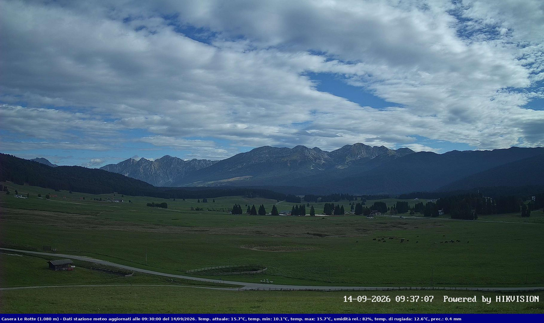 view from Pian Cansiglio - Casera Le Rotte on 2026-09-14