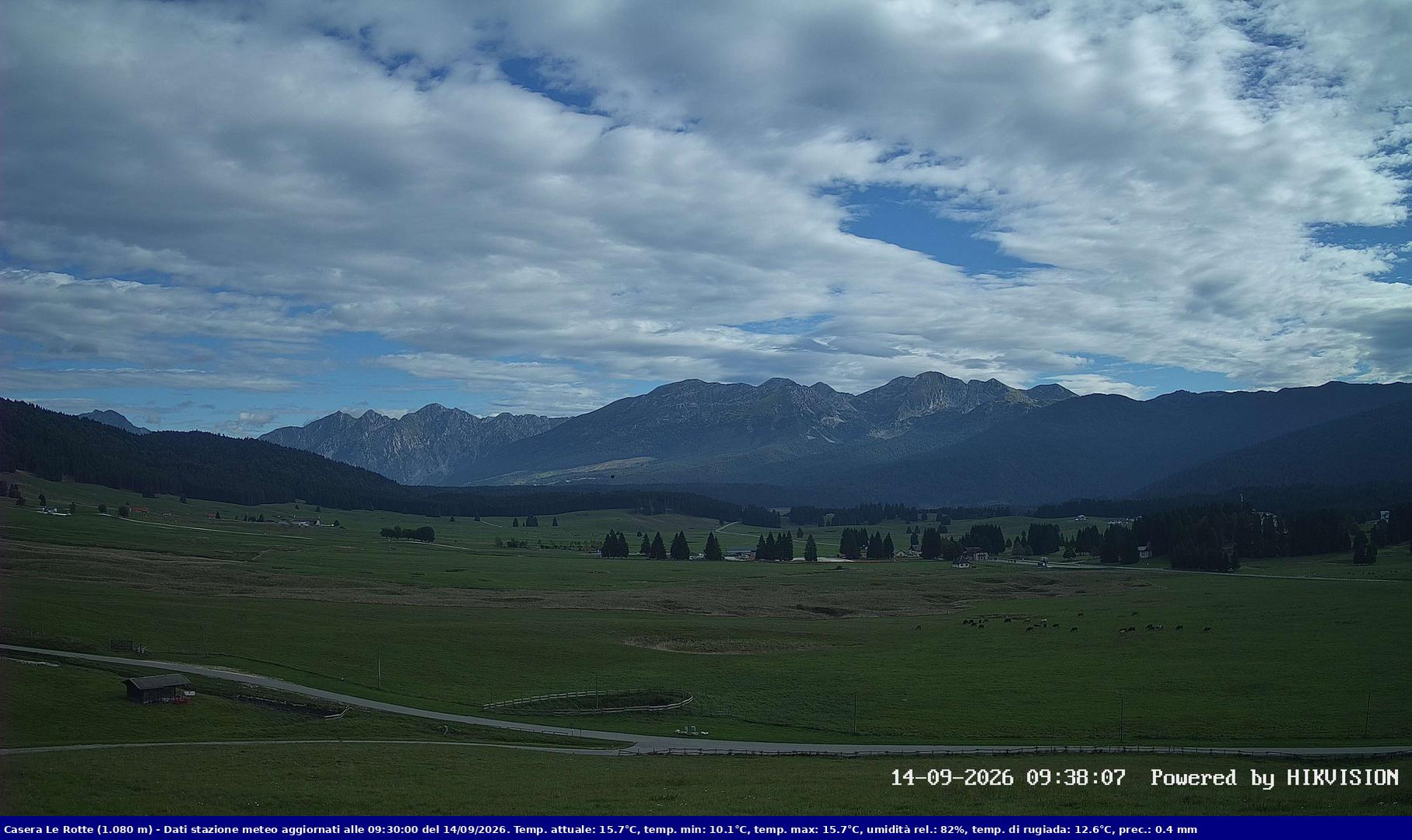 view from Pian Cansiglio - Casera Le Rotte on 2026-09-14