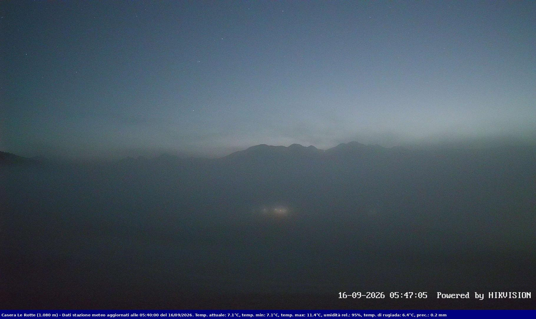 view from Pian Cansiglio - Casera Le Rotte on 2026-09-16