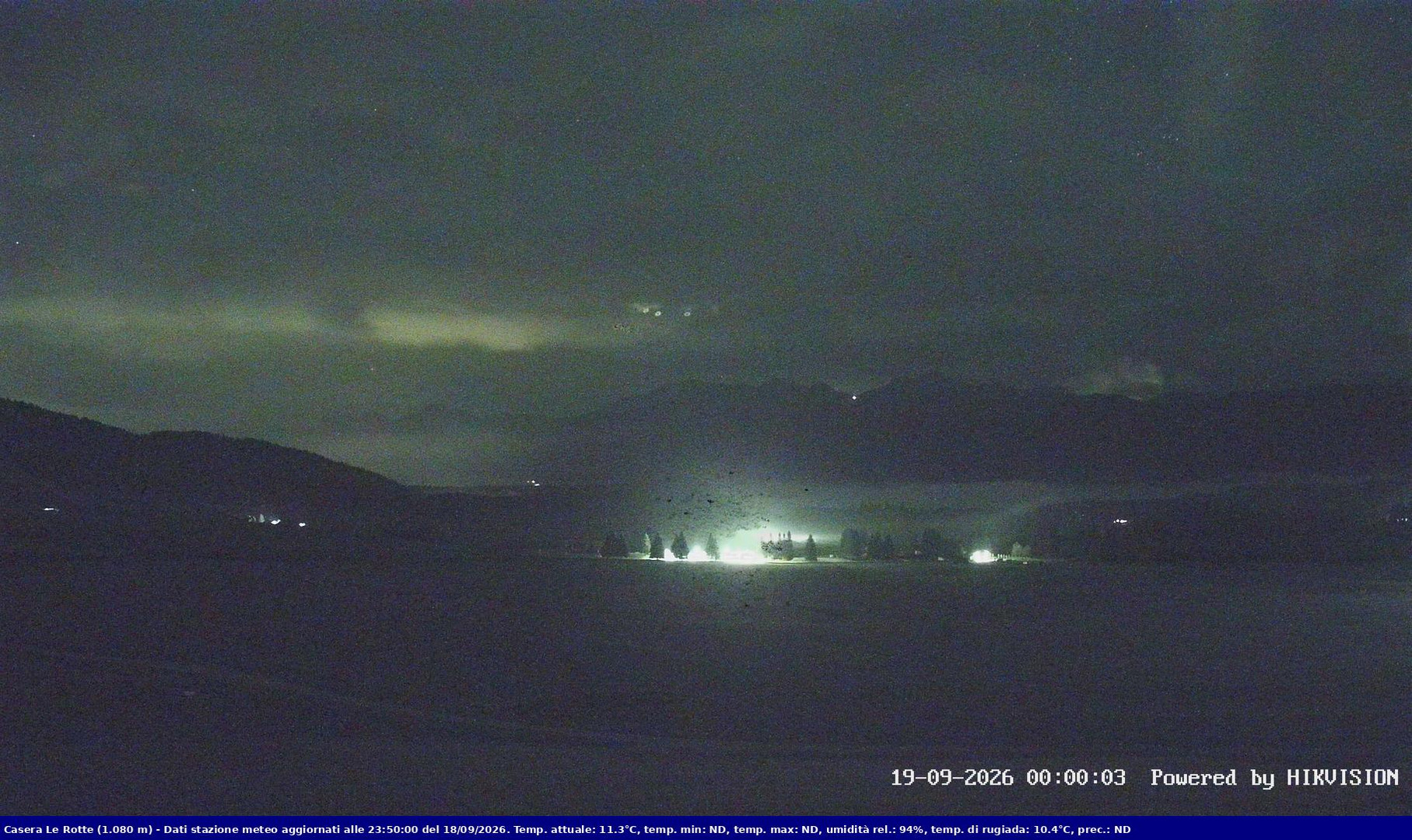 time-lapse frame, Pian Cansiglio - Casera Le Rotte webcam