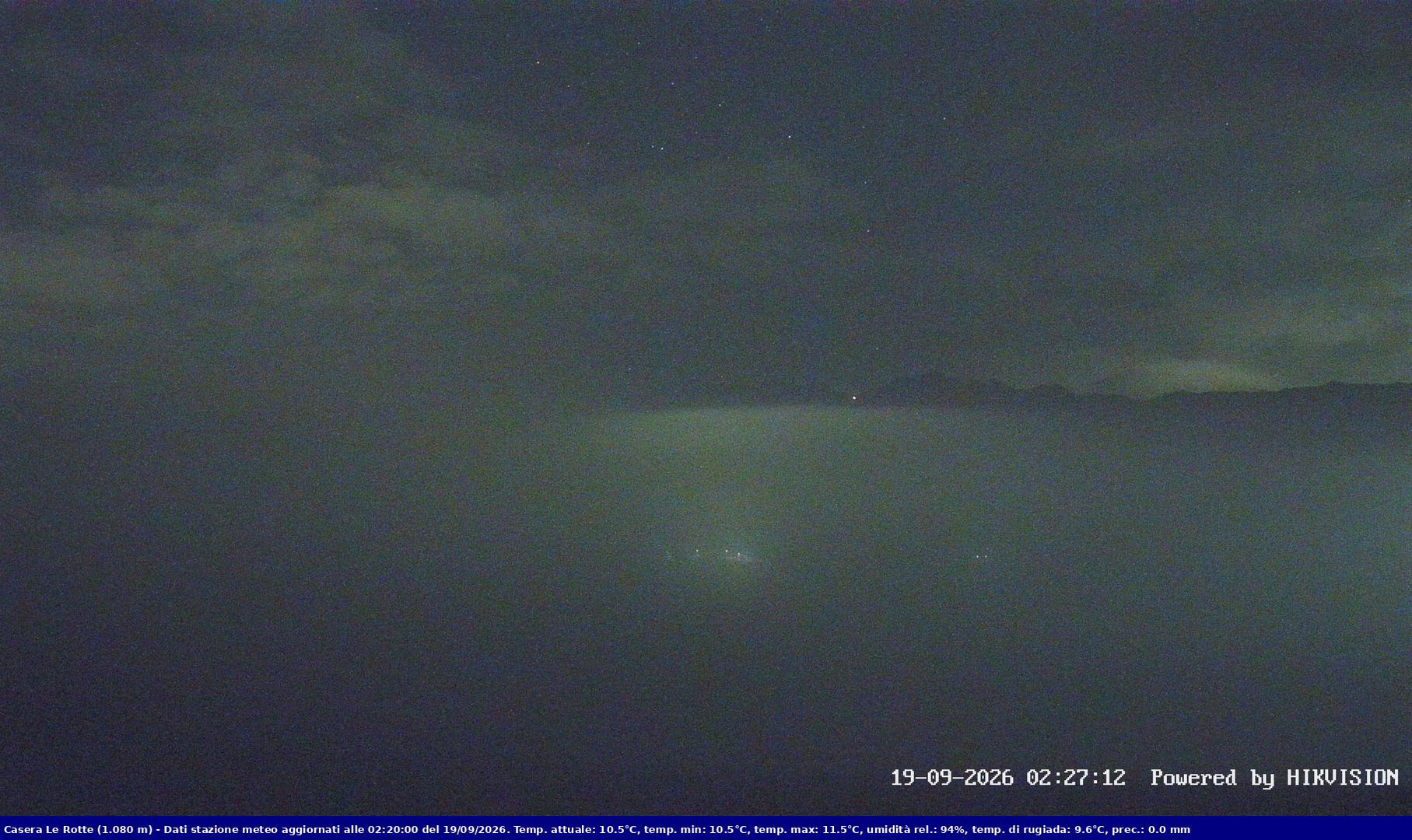 view from Pian Cansiglio - Casera Le Rotte on 2026-09-19