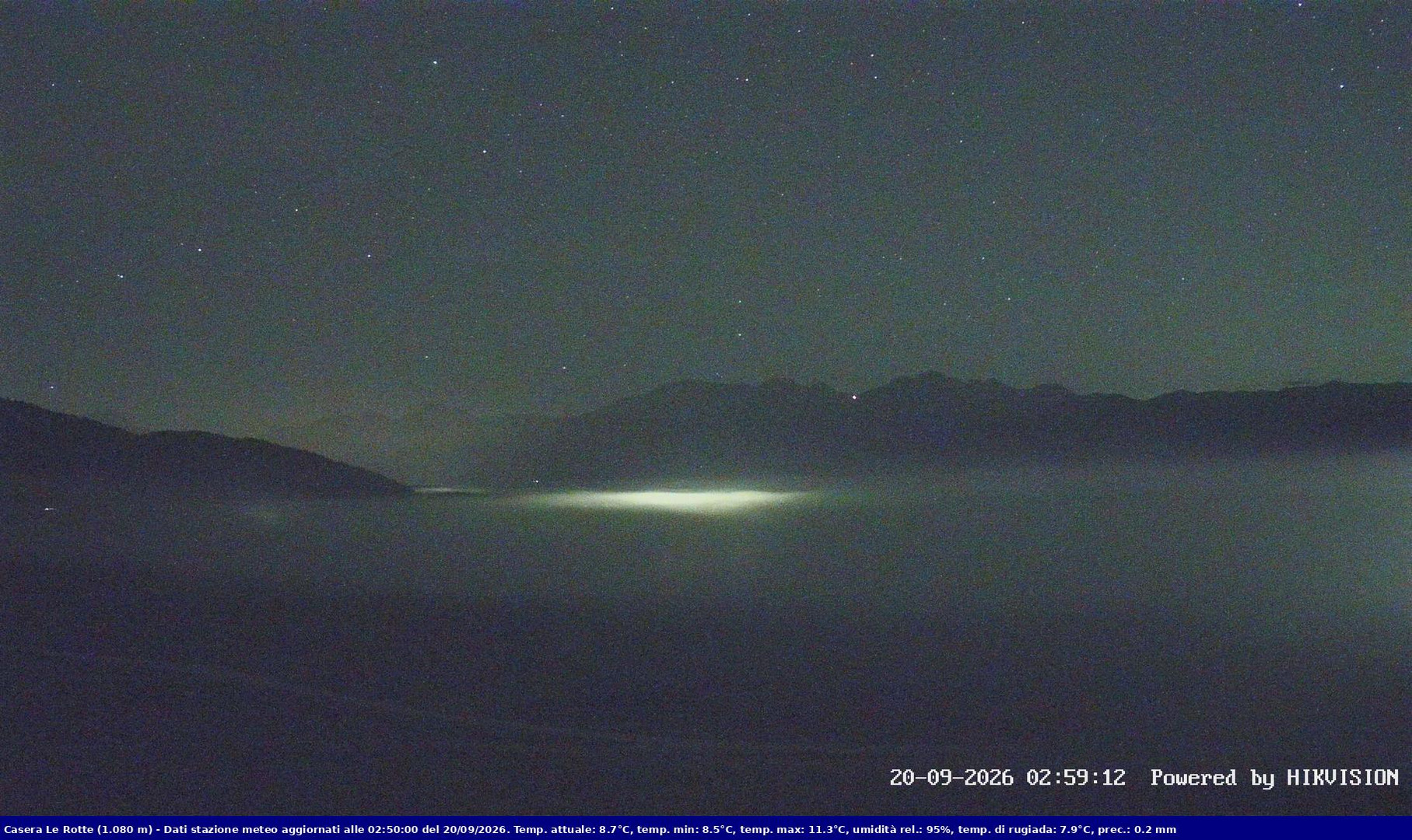 view from Pian Cansiglio - Casera Le Rotte on 2026-09-20