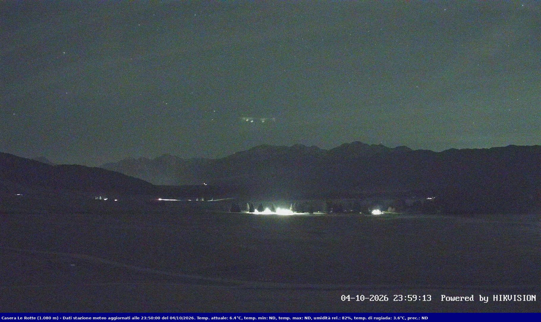 time-lapse frame, Pian Cansiglio - Casera Le Rotte webcam