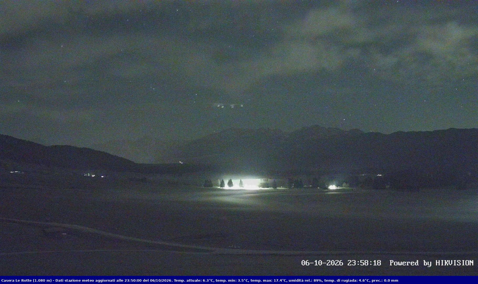 time-lapse frame, Pian Cansiglio - Casera Le Rotte webcam