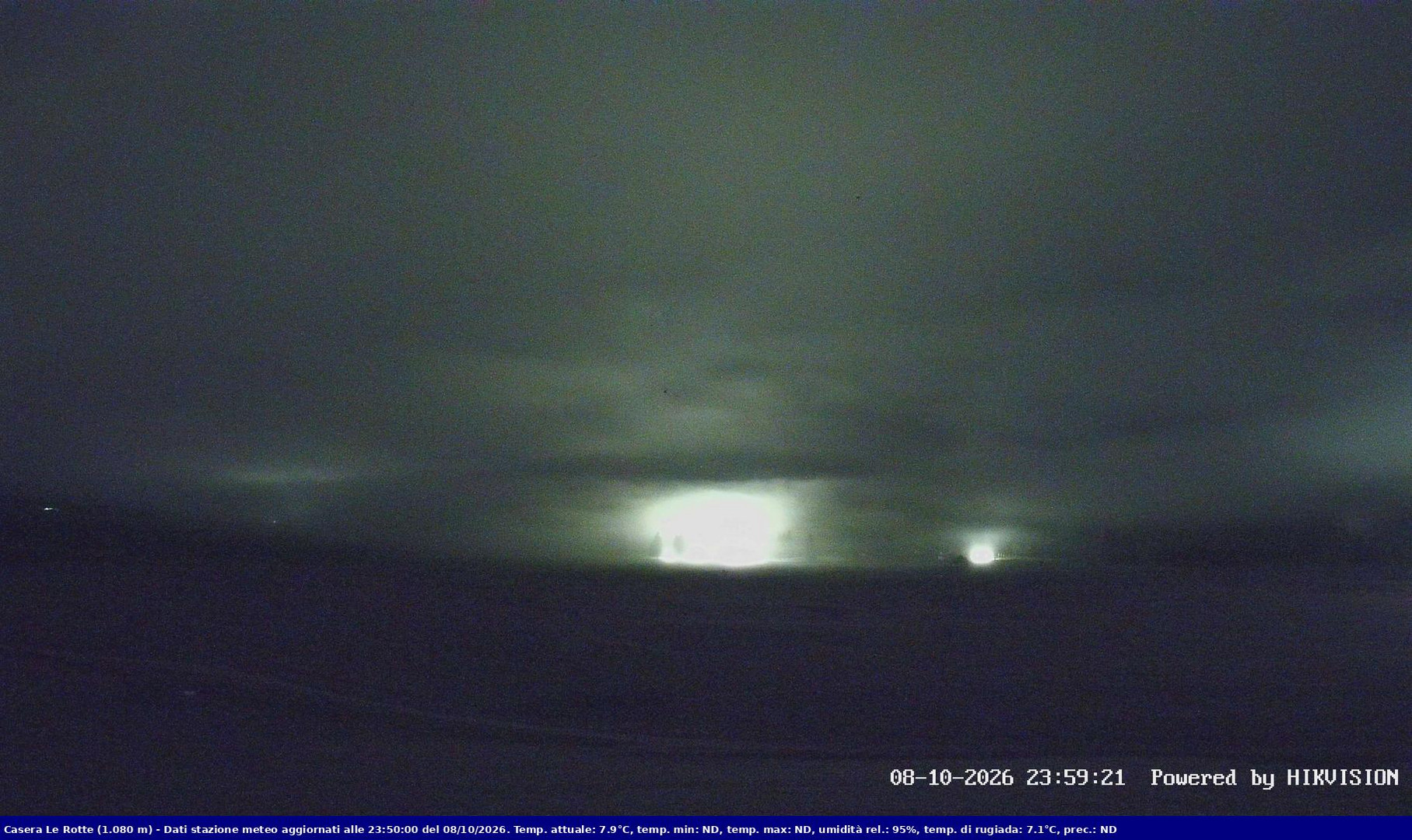 time-lapse frame, Pian Cansiglio - Casera Le Rotte webcam