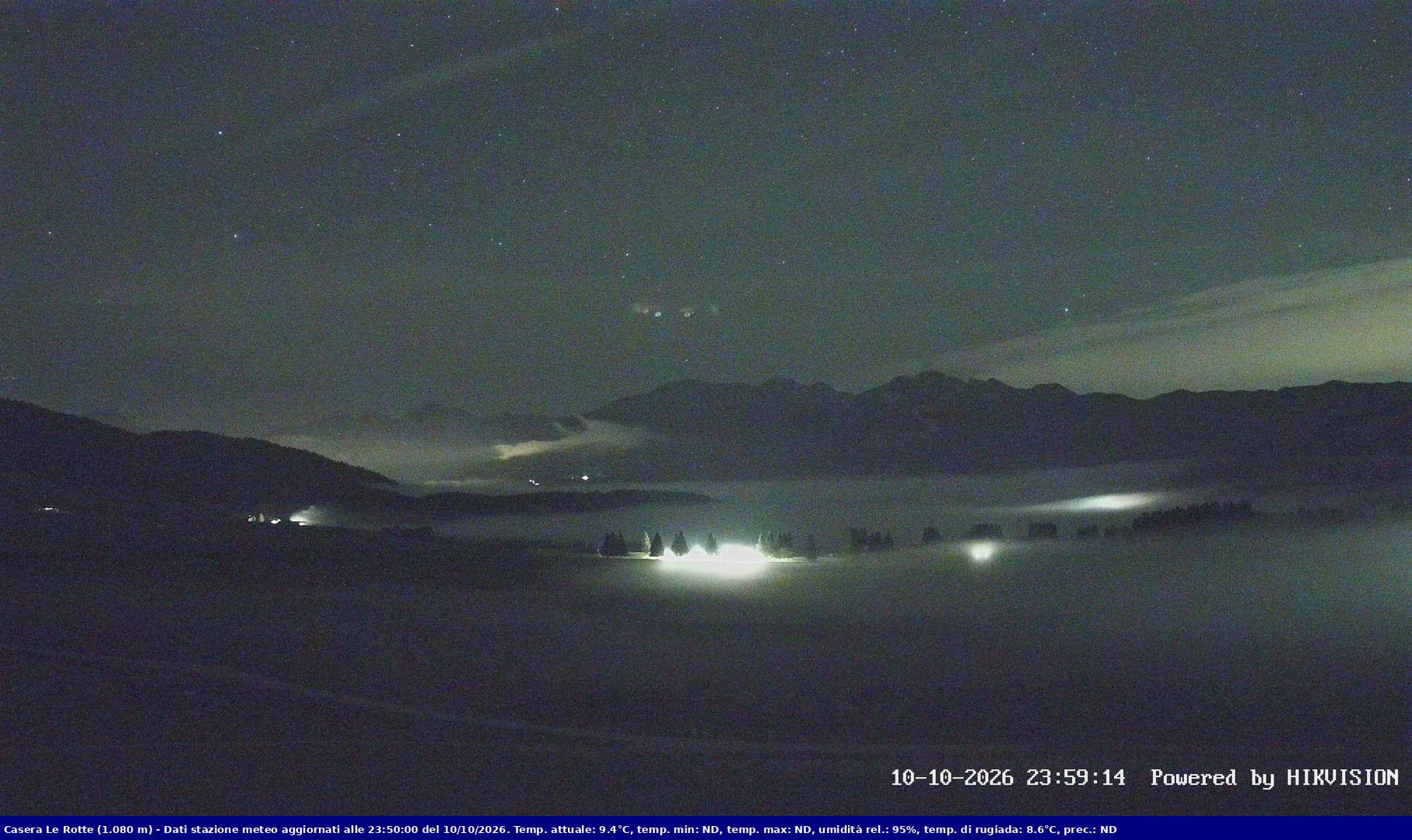 time-lapse frame, Pian Cansiglio - Casera Le Rotte webcam