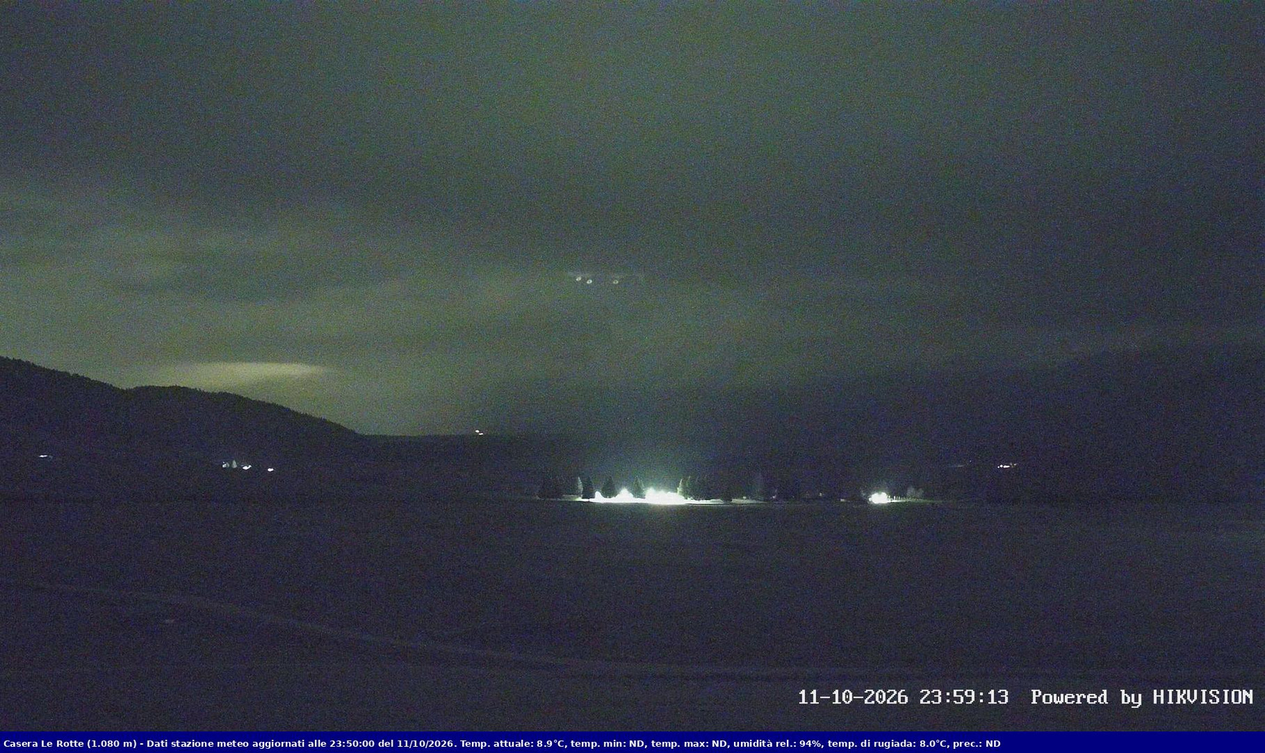 time-lapse frame, Pian Cansiglio - Casera Le Rotte webcam
