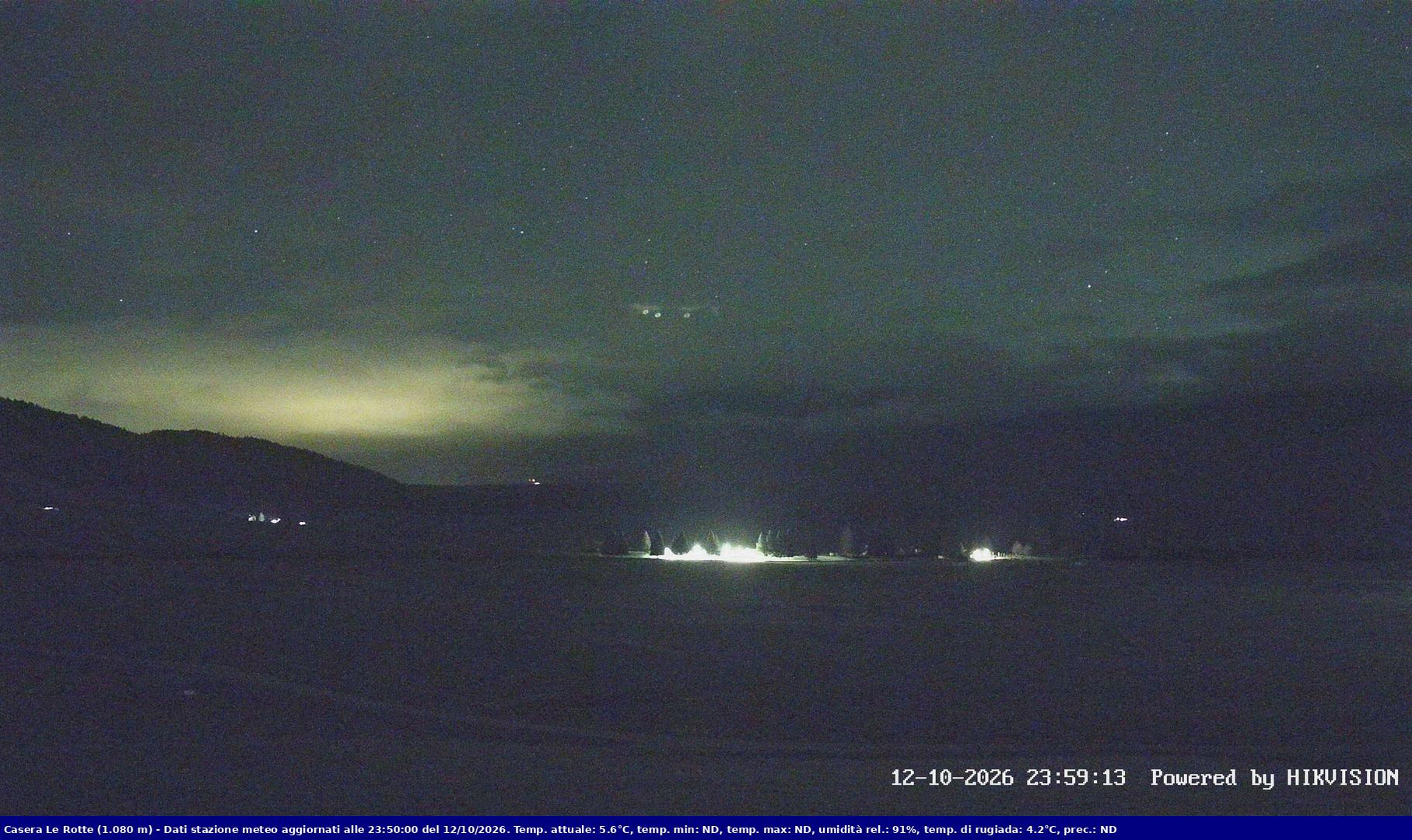 time-lapse frame, Pian Cansiglio - Casera Le Rotte webcam