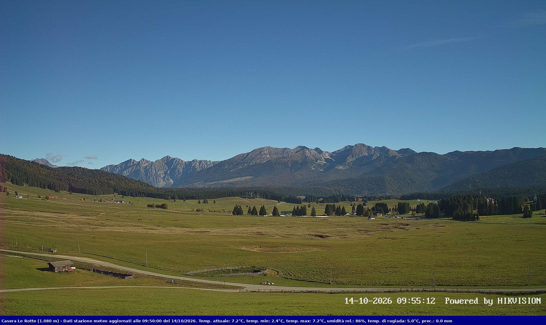 view from Pian Cansiglio - Casera Le Rotte on 2026-10-14