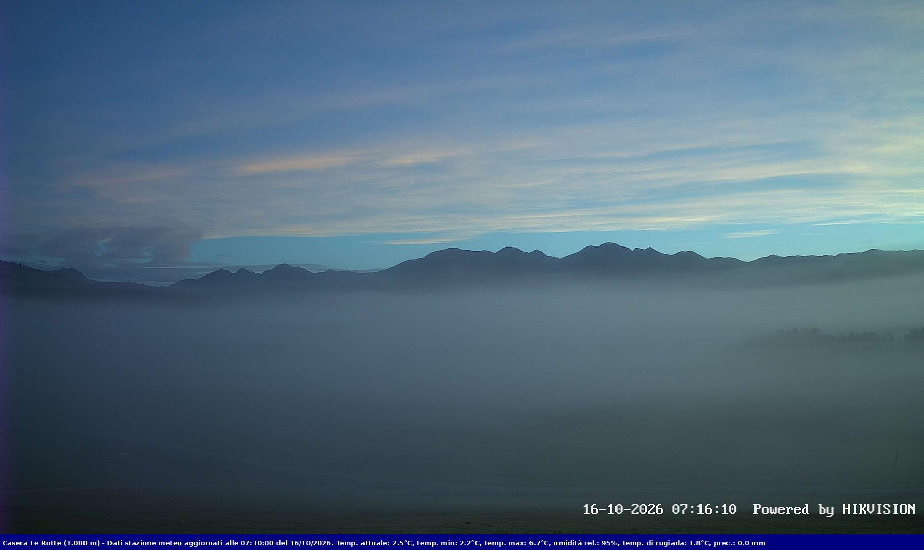 view from Pian Cansiglio - Casera Le Rotte on 2026-10-16