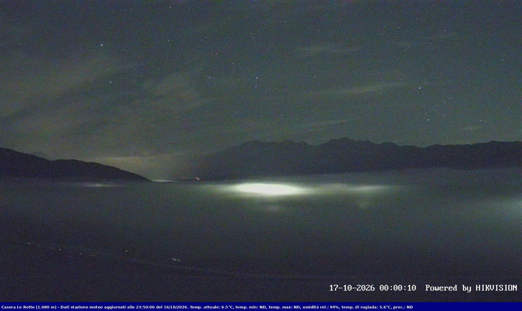 time-lapse frame, Pian Cansiglio - Casera Le Rotte webcam