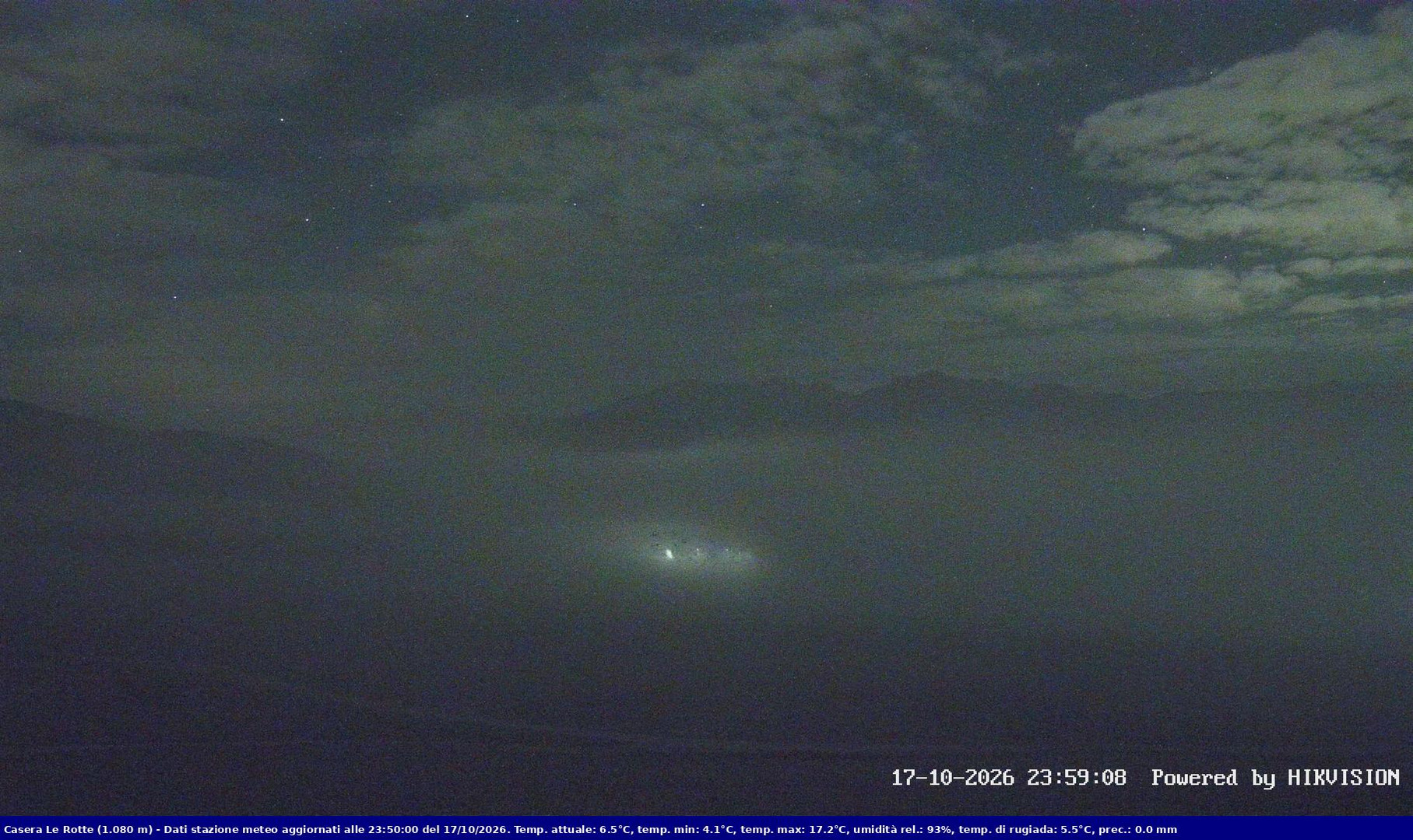 time-lapse frame, Pian Cansiglio - Casera Le Rotte webcam