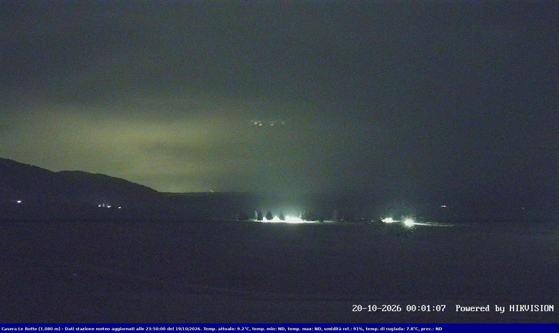 time-lapse frame, Pian Cansiglio - Casera Le Rotte webcam