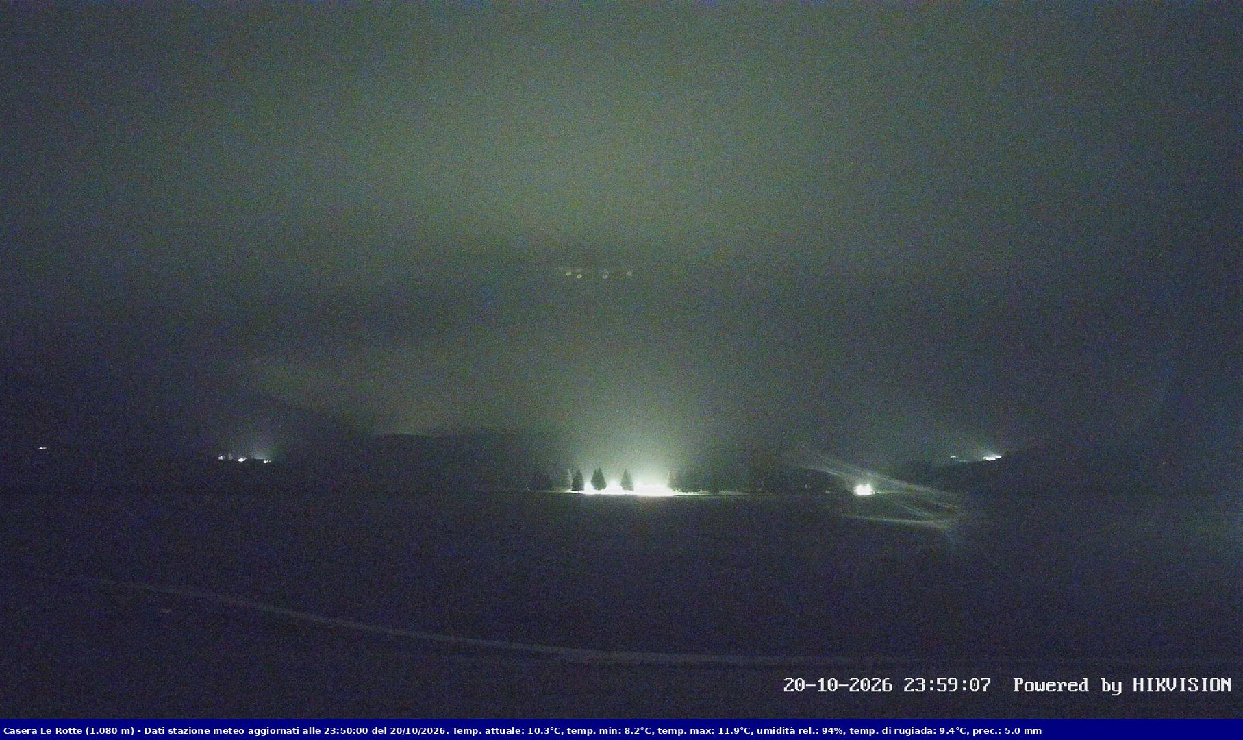 time-lapse frame, Pian Cansiglio - Casera Le Rotte webcam