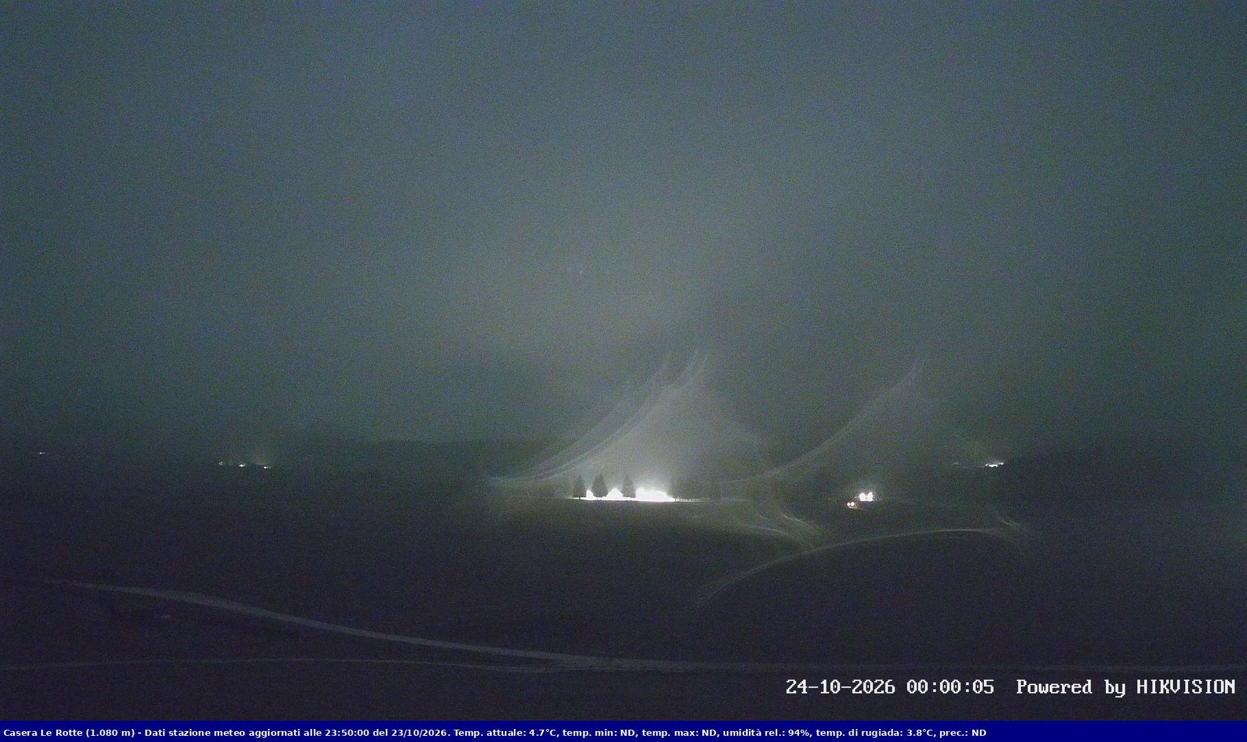 time-lapse frame, Pian Cansiglio - Casera Le Rotte webcam