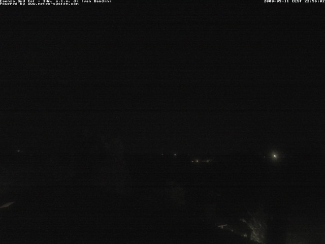 time-lapse frame, Faenza Sud-Est webcam