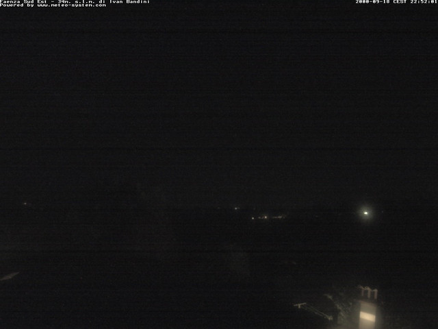 time-lapse frame, Faenza Sud-Est webcam