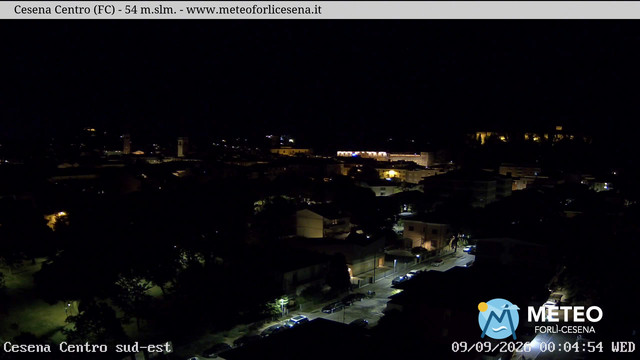 time-lapse frame, Cesena Centro webcam
