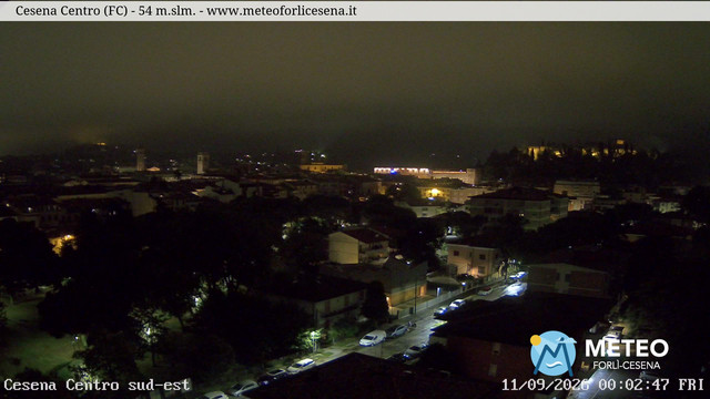 time-lapse frame, Cesena Centro webcam