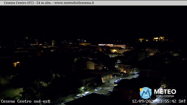 time-lapse frame, Cesena Centro webcam