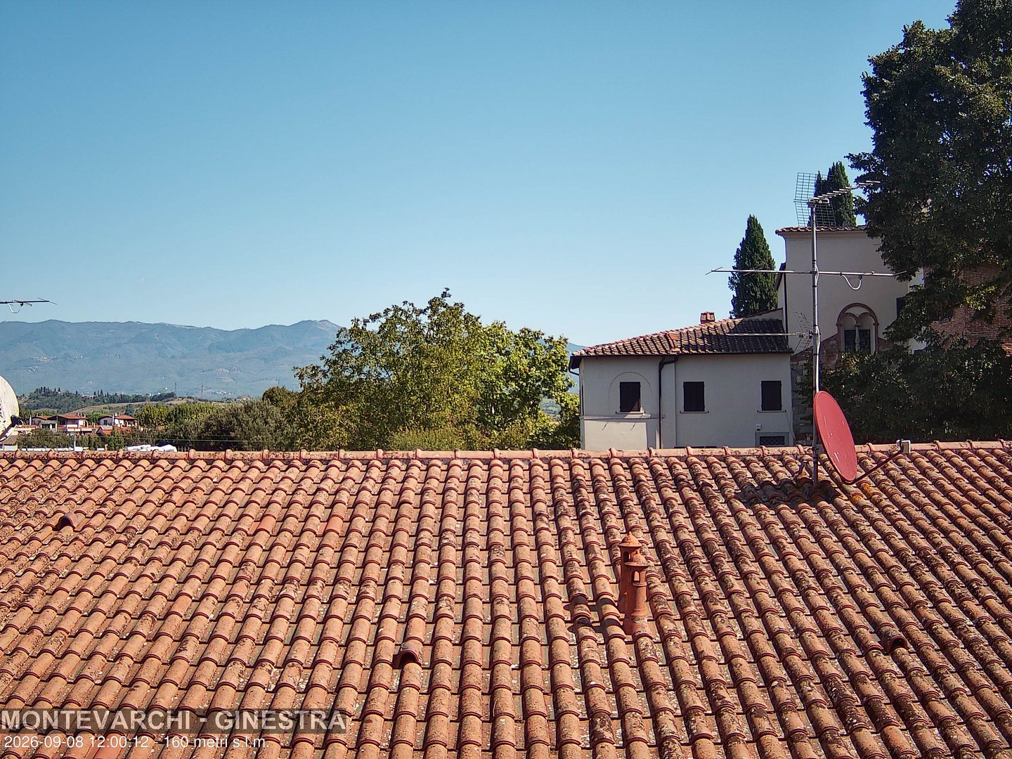 view from Montevarchi - AR - Località Ginestra on 2026-09-08
