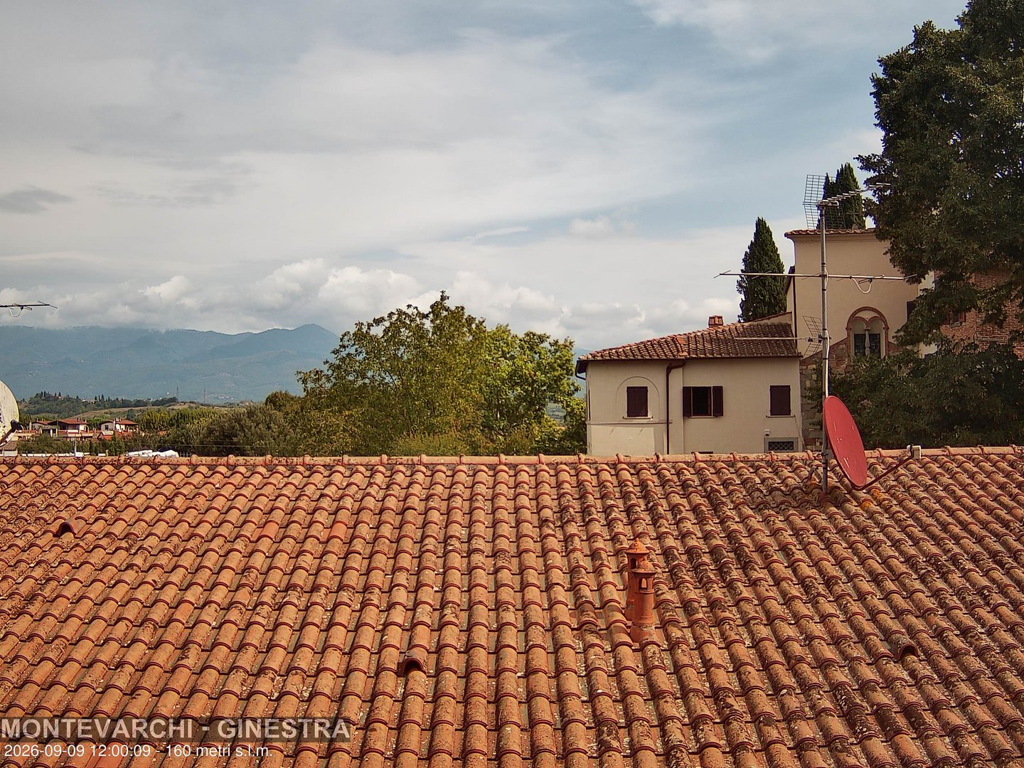view from Montevarchi - AR - Località Ginestra on 2026-09-09