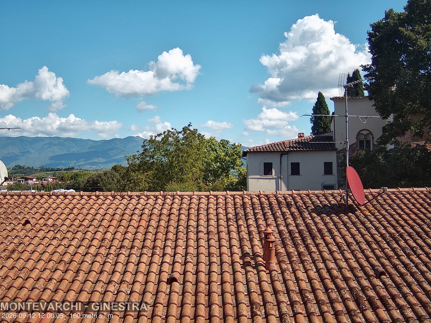 view from Montevarchi - AR - Località Ginestra on 2026-09-12