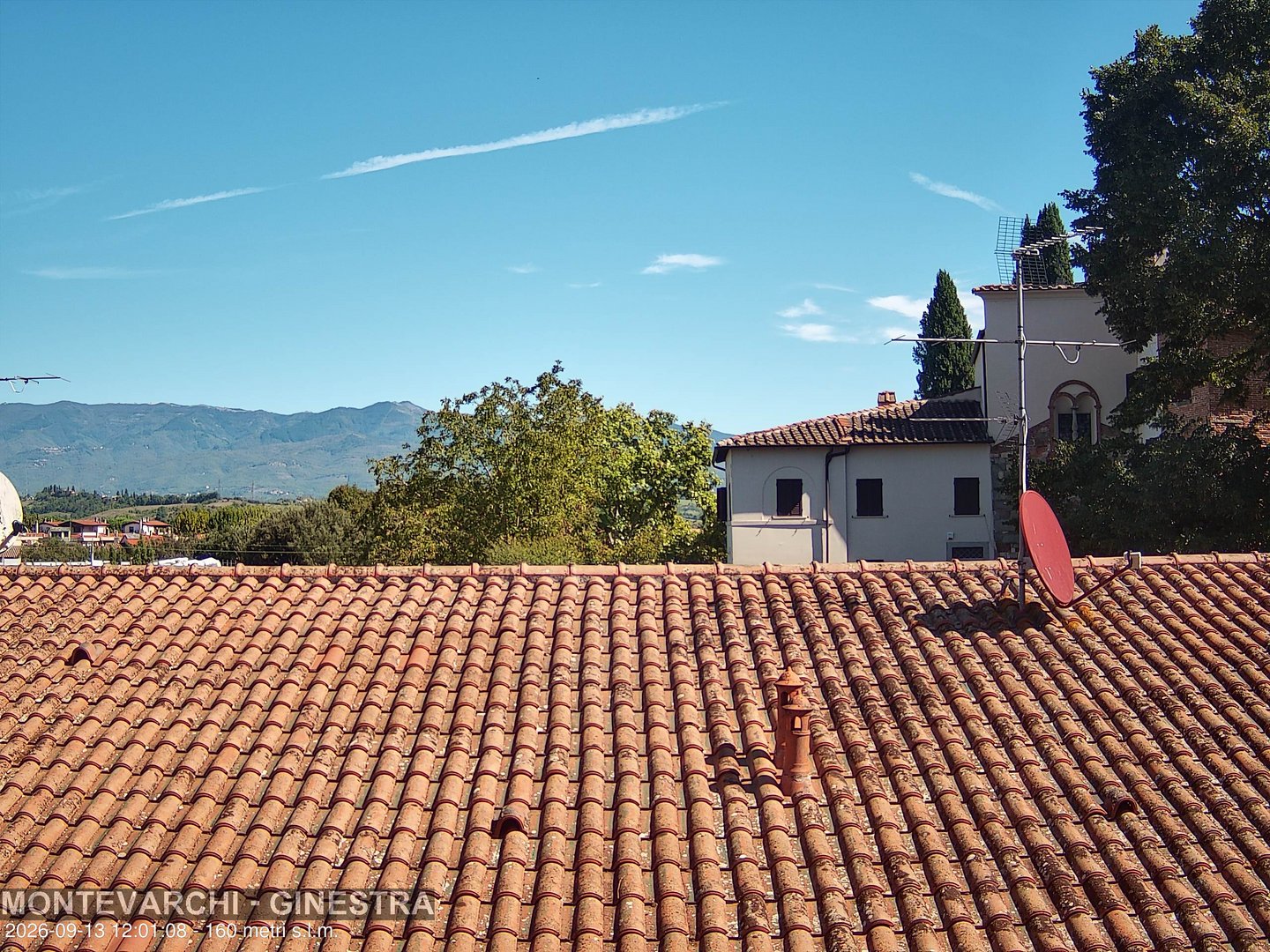 view from Montevarchi - AR - Località Ginestra on 2026-09-13