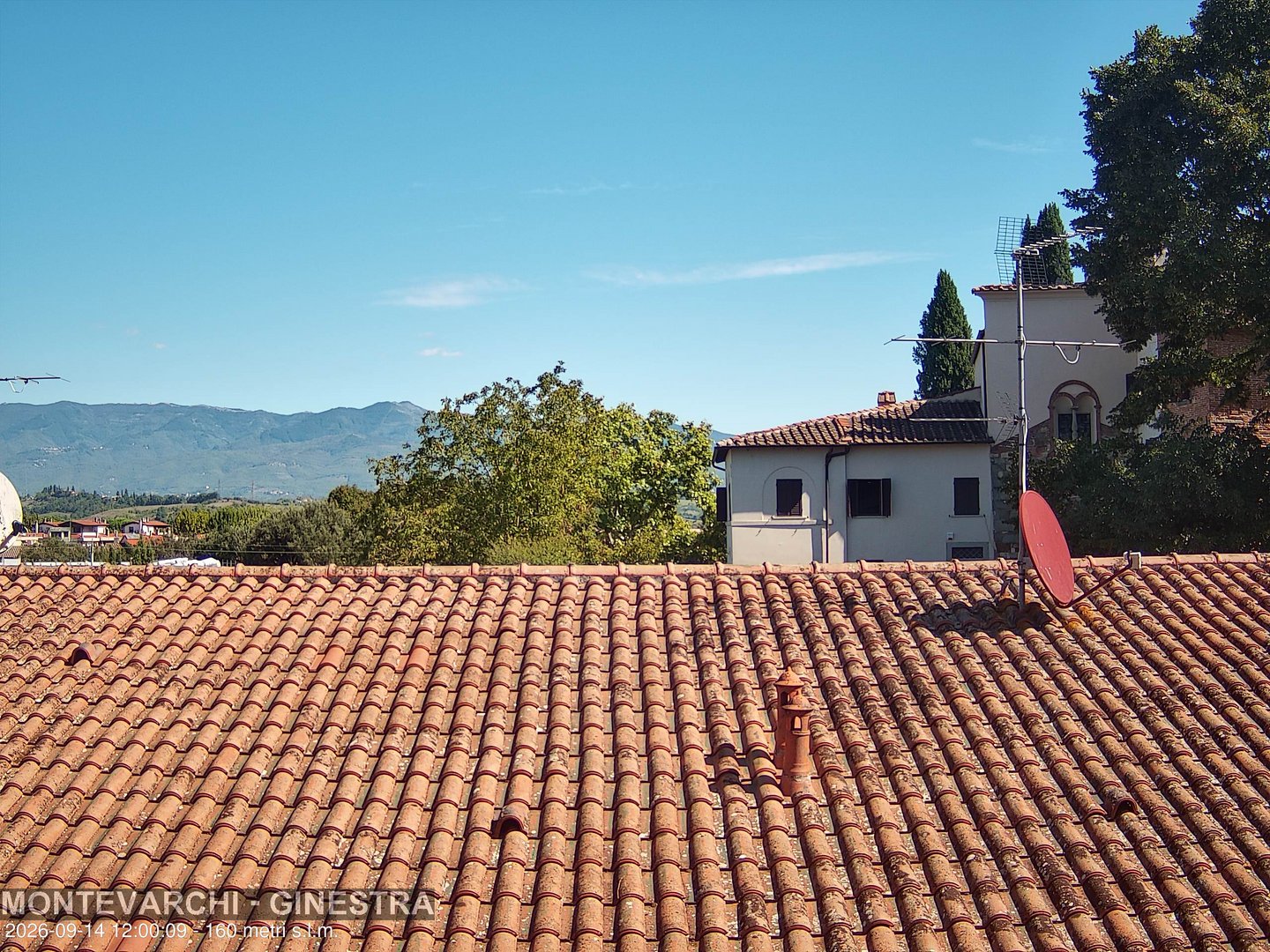 view from Montevarchi - AR - Località Ginestra on 2026-09-14