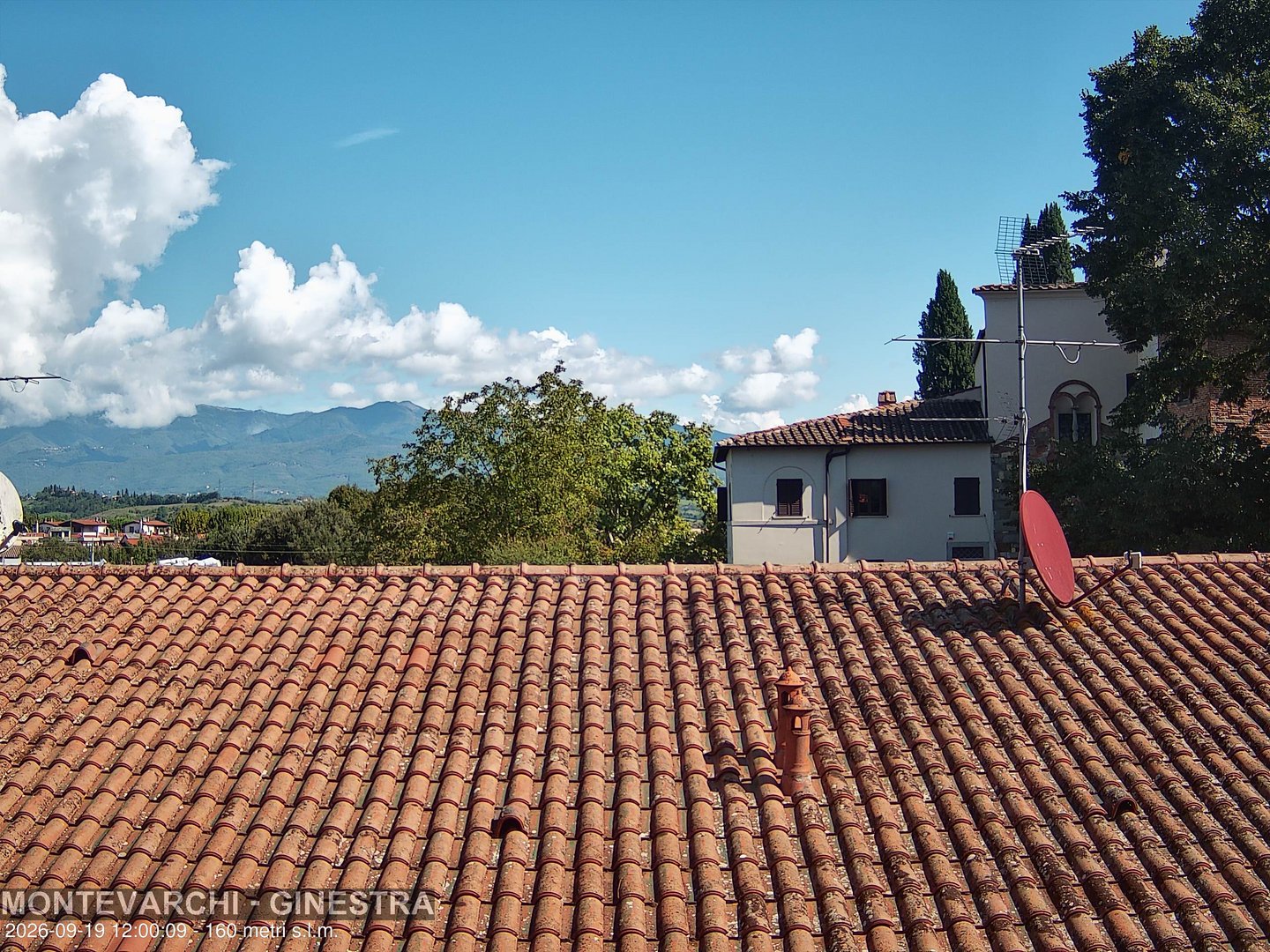 view from Montevarchi - AR - Località Ginestra on 2026-09-19