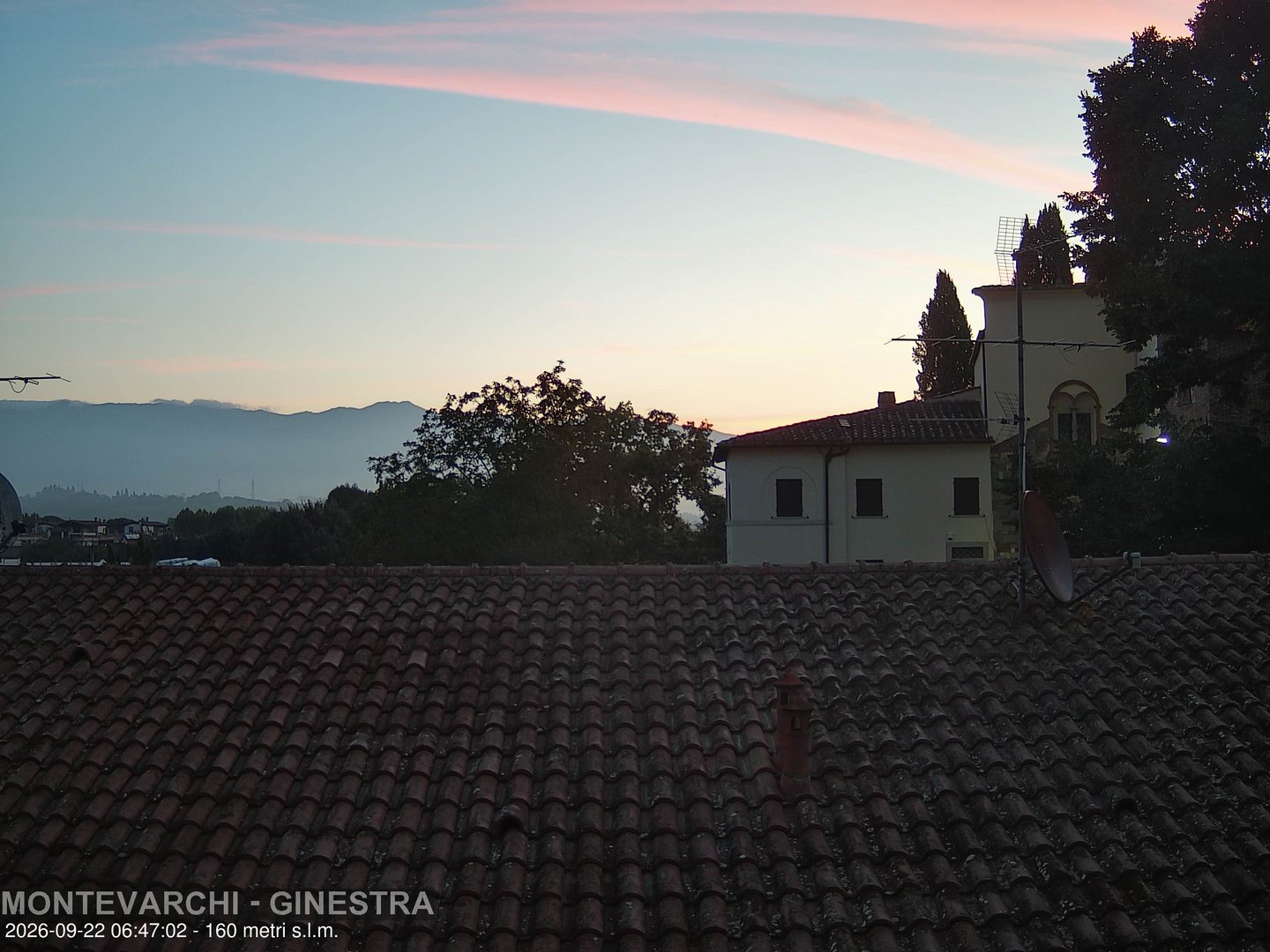 time-lapse frame, Montevarchi - AR - Località Ginestra webcam