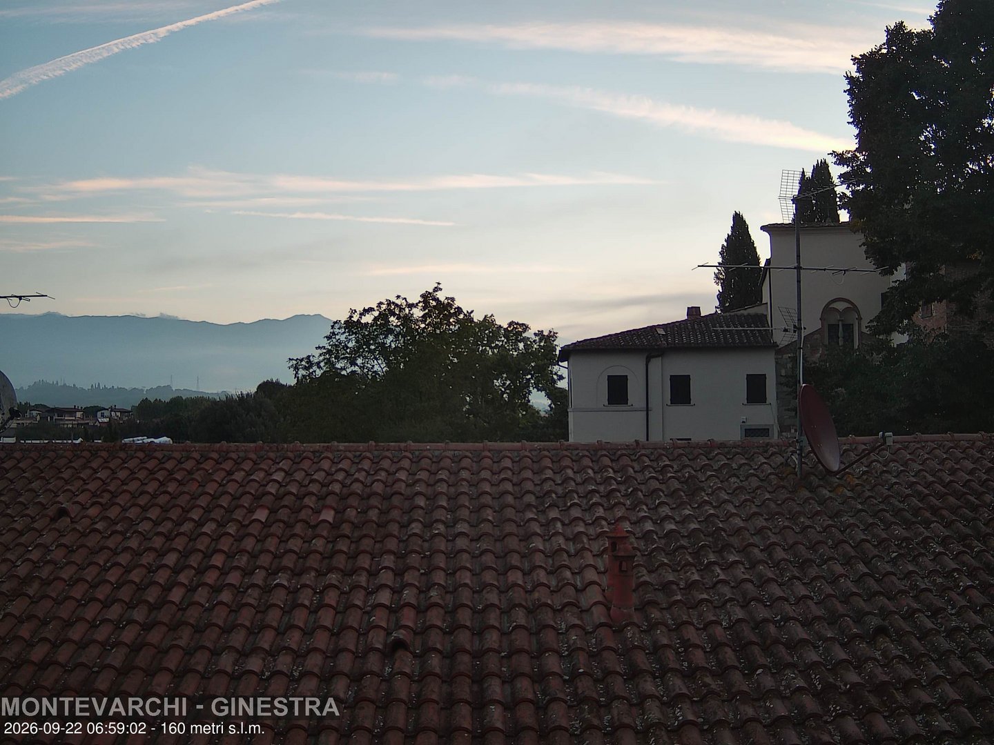 view from Montevarchi - AR - Località Ginestra on 2026-09-22