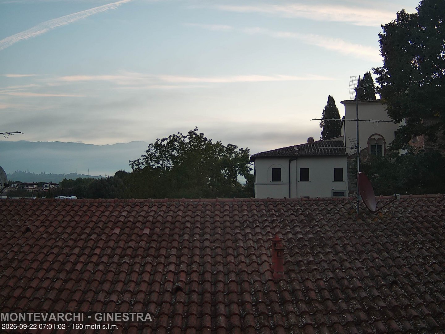 view from Montevarchi - AR - Località Ginestra on 2026-09-22