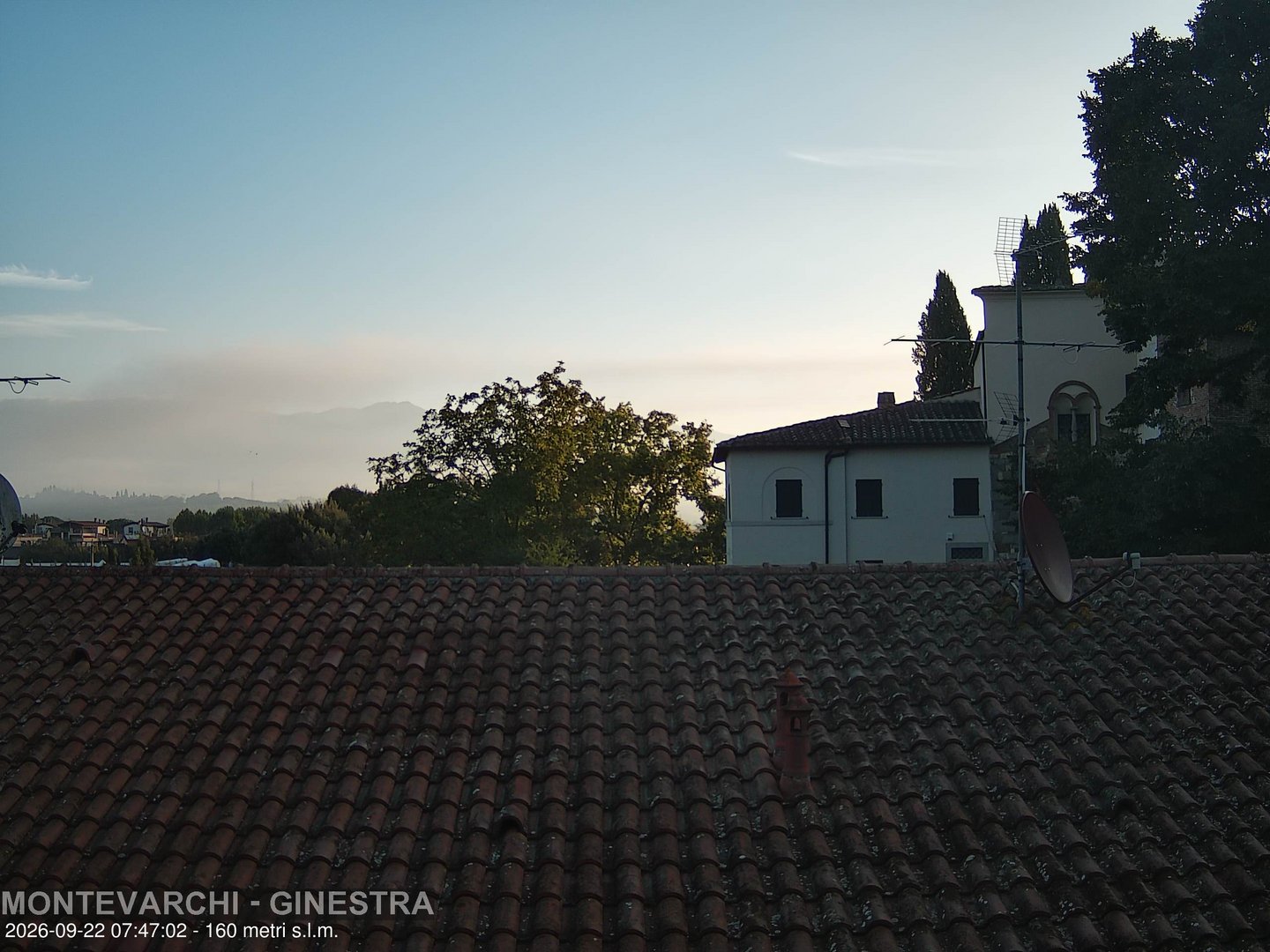 view from Montevarchi - AR - Località Ginestra on 2026-09-22