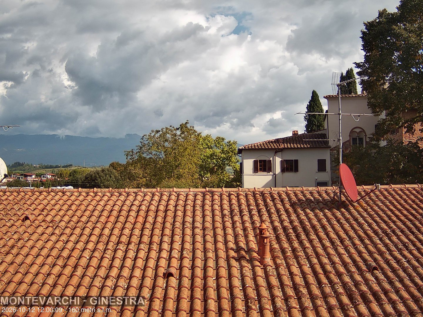 view from Montevarchi - AR - Località Ginestra on 2026-10-12