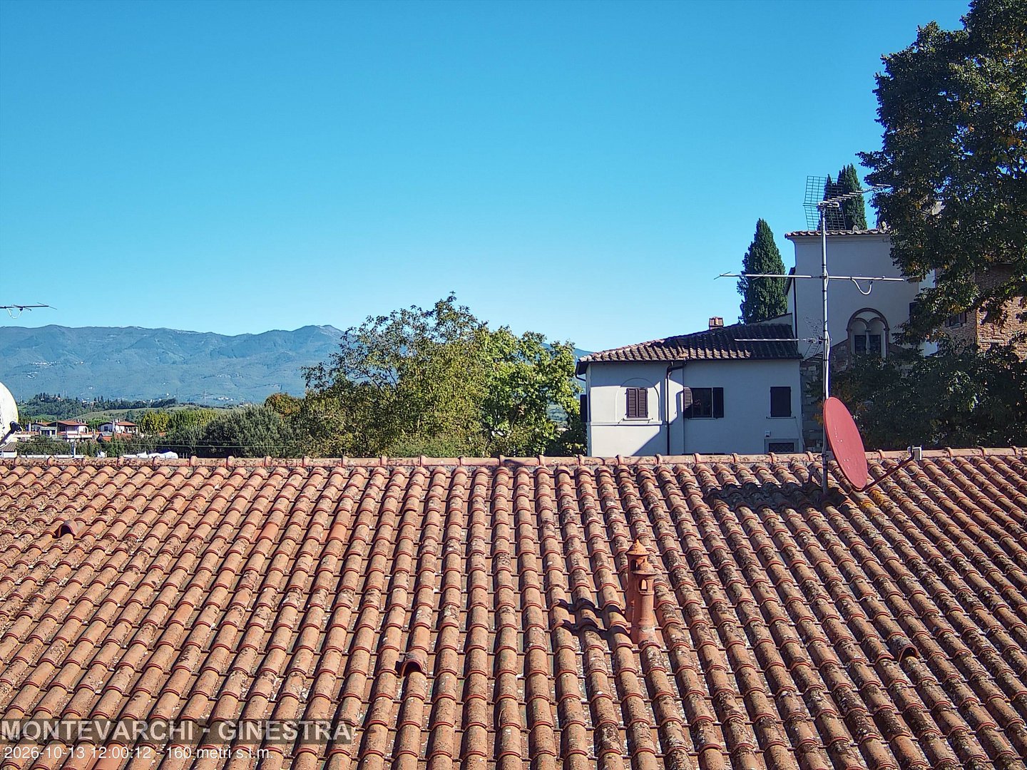 view from Montevarchi - AR - Località Ginestra on 2026-10-13